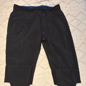 Men's Black Scrub Pants Joggers
